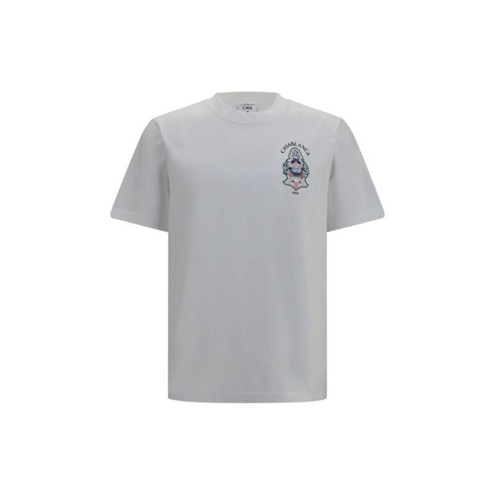 Casablanca White Cotton Men's T-Shirt